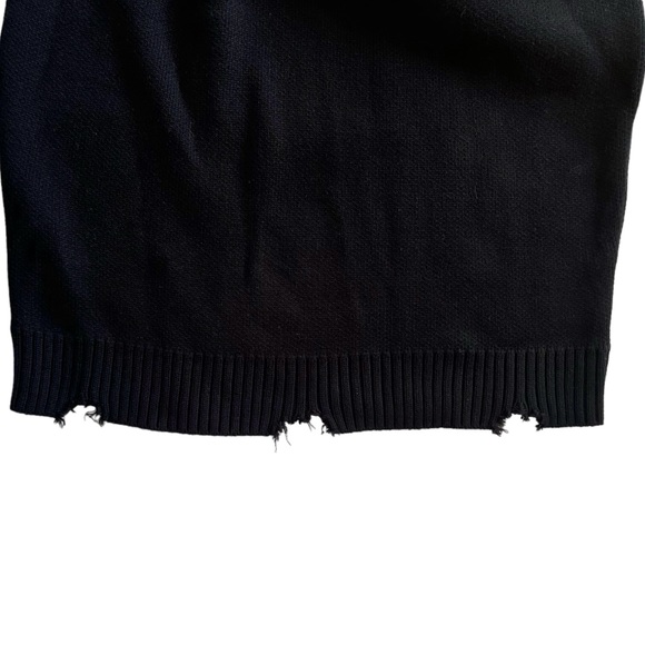 Broken Promises NWT Hoodie Graveyard Knit Sweater Top - Picture 6 of 13